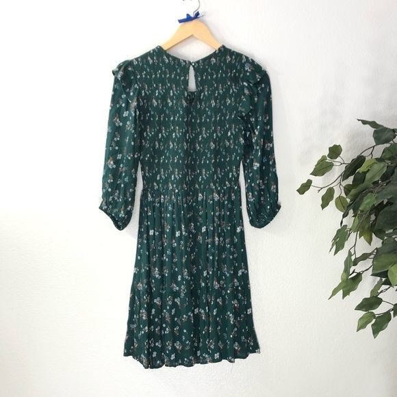NWT Angie Green Floral Dress - Picture 8 of 8